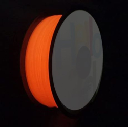 PLA Glow in the Dark Filament, 1.75 mm, 1kg, rot