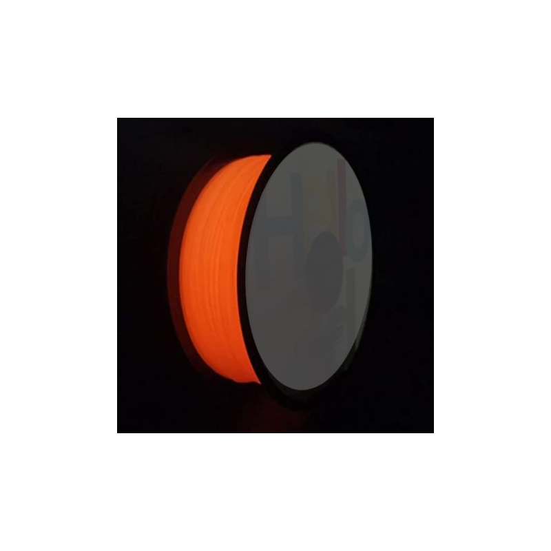 PLA Glow In The Dark Filament, 1.75 mm, 1 kg, red