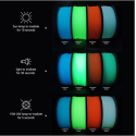 PLA Glow In The Dark Filament, 1.75 mm, 1 kg, rainbow