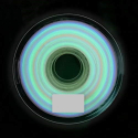 PLA Glow in the Dark Filament, 1.75 mm, 1kg, rainbow