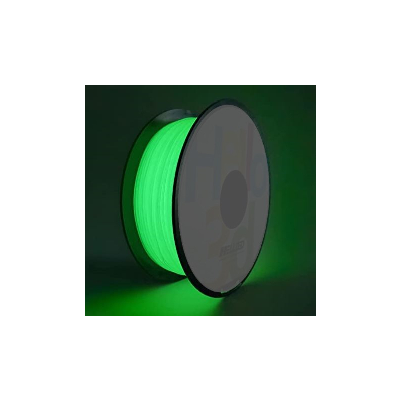 PLA Glow in the Dark Filament, 1.75 mm, 1 kg, grün