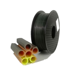PLA Thermochromic (Color Change) Filament, 1.75 mm, 1 kg, tri color lava