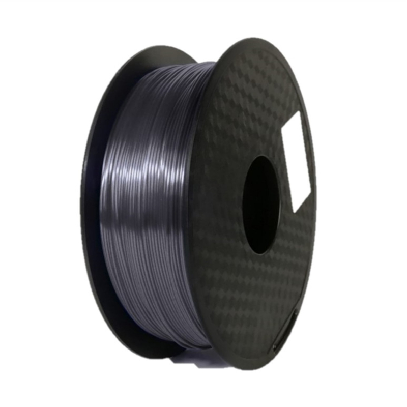 PLA Silk Filament, 1.75 mm, 1kg, silbergrau