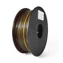 PLA Bicolor Filament, 1.75 mm, 1 kg, black & gold