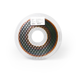 PLA Filament transparent, 1.75 mm, 1kg, rainbow