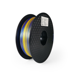PLA Silk Bicolor Filament, 1.75 mm, 1 kg, gold & blau
