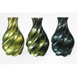 PLA Silk Bicolor Filament, 1.75 mm, 1 kg, gold & black