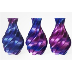PLA Silk Bicolor Filament, 1.75 mm, 1 kg, blue & fuchsia