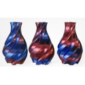 PLA Silk Bicolor Filament, 1.75 mm, 1 kg, blue & red