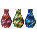 PLA Silk Tricolor Filament, 1.75 mm, 1 kg, gold & blue & red