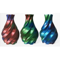 PLA Silk Tricolor Filament, 1.75 mm, 1 kg, rot & grün & blau